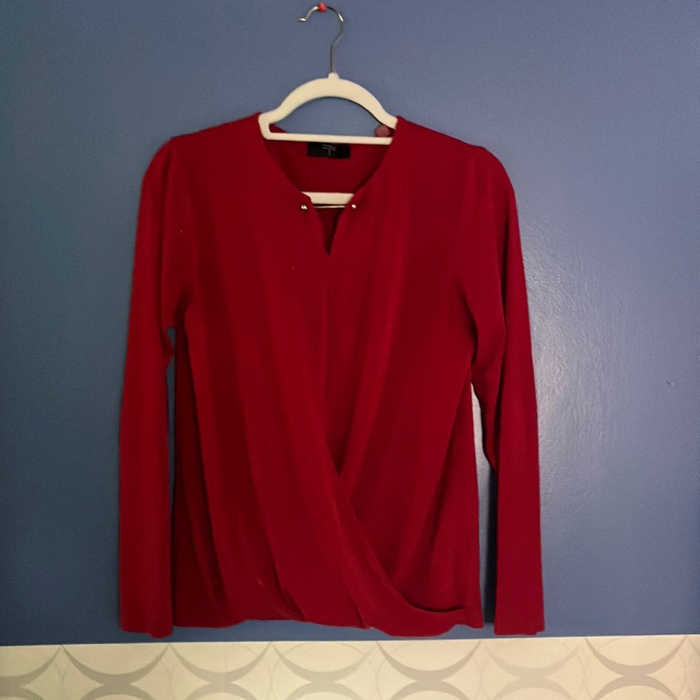 Tahari Red Sweater